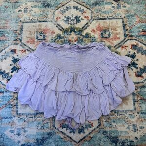 Rock N Rags light purple ruffle skirt